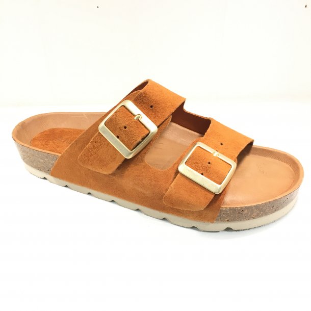 Amust sandal, brun ruskind - Amust - BLACH&CO